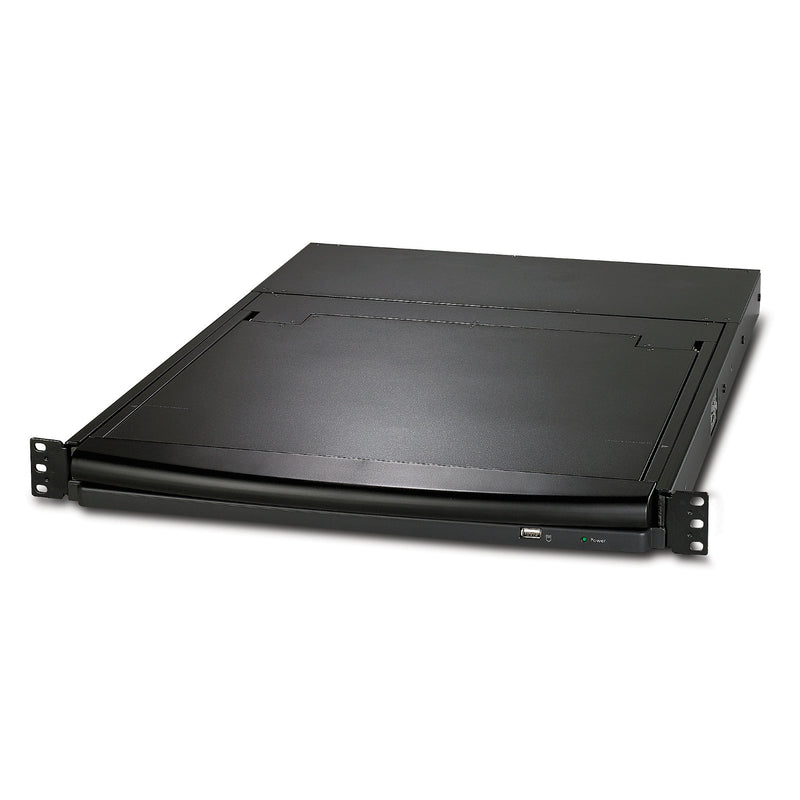 APC 17" Rack LCD Console with Integrated 8-Port Analog KVM Switch – AP5808