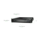 APC Smart-UPS X SMX2000RMLV2U, 1920VA/1800W, 2U Rack/Tower, 120V, Extended Runtime