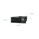 APC Smart-UPS On-Line 6kVA/6kW 4U Rackmount UPS 208V w/ Network Card & Rail Kit (SRT6KRMXLT)