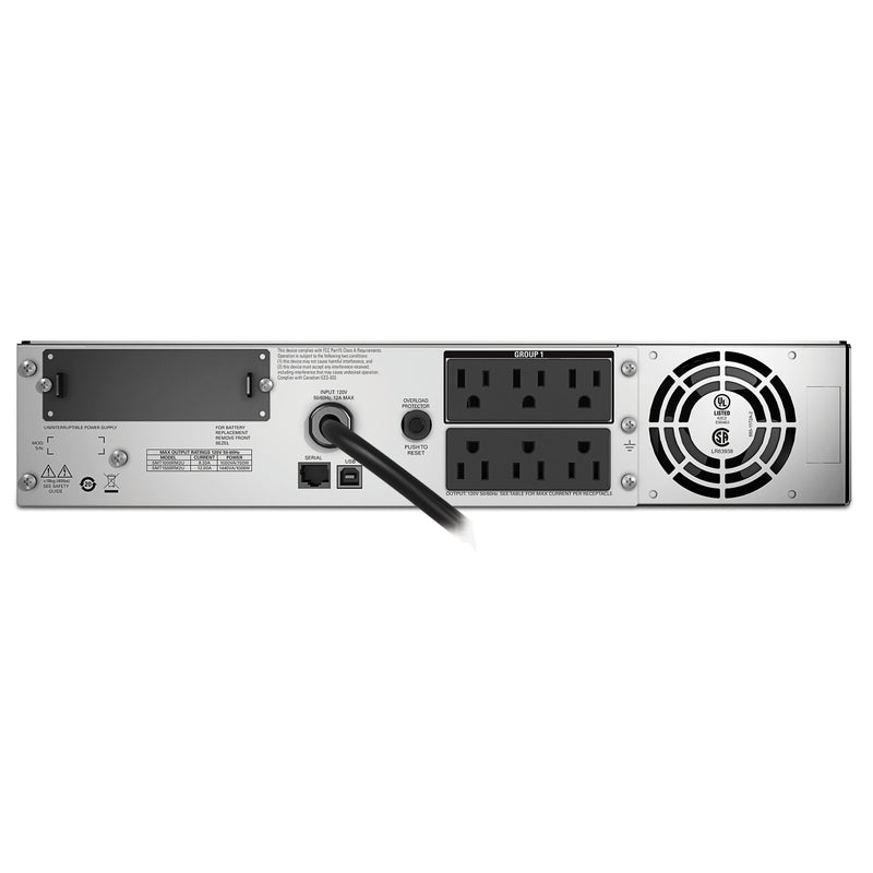 APC by Schneider Electric Smart-UPS SMT1500RMX93 1.5kVA 120V Rackmount Shipboard UPS