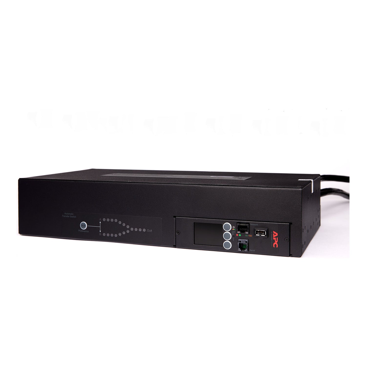 APC Rack ATS AP4431, 208V 30A, L6-30P to L6-30R, 2U, Remote Mgmt – Avendor
