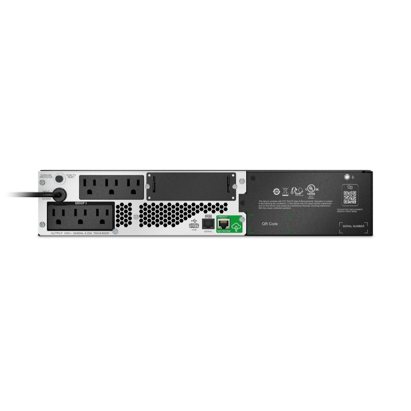 APC Smart-UPS SMTL750RM2UC 750VA 600W Lithium-Ion Rackmount 2U UPS, 120V with SmartConnect and AVR