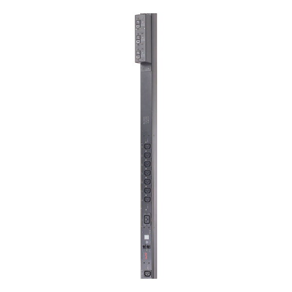 APC Rack PDU, Switched, ZeroU, 12.5kW, 208V, (21) C13 & (3) C19, 10ft Cord