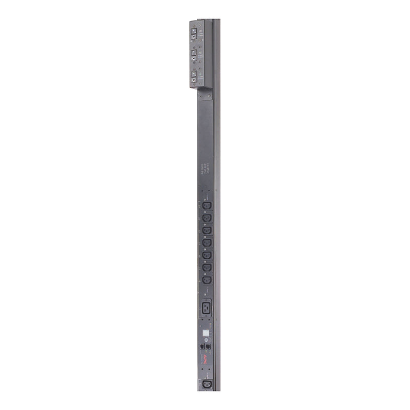 APC Rack PDU, Switched, ZeroU, 12.5kW, 208V, (21) C13 & (3) C19, 10ft Cord