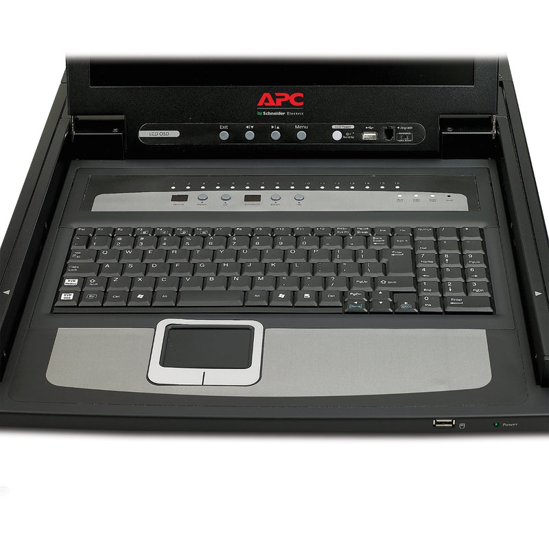 APC 17" Rack LCD Console with Integrated 16-Port Analog KVM Switch - AP5816