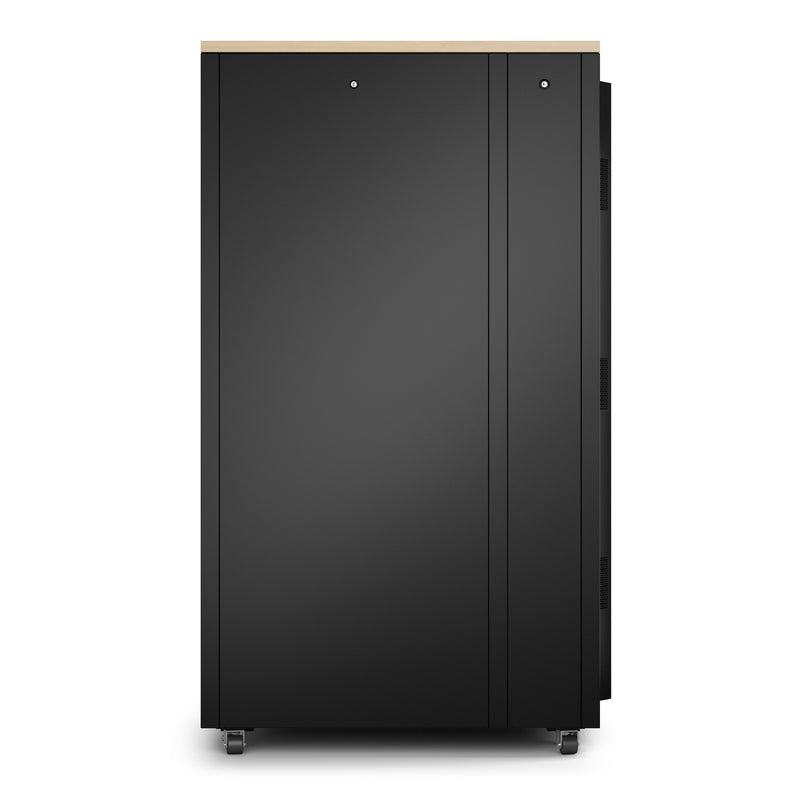 APC NetShelter Soundproof Rack Enclosure, 38U, 120V, Maple Finish [TAA]
