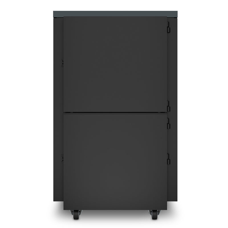 APC NetShelter CX 24U Rack Cabinet, Soundproof, 19" Width, Dark Gray