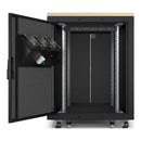 APC NetShelter AR4017A Soundproof 17U Server Rack Enclosure, 120V, Maple Finish, TAA Compliant