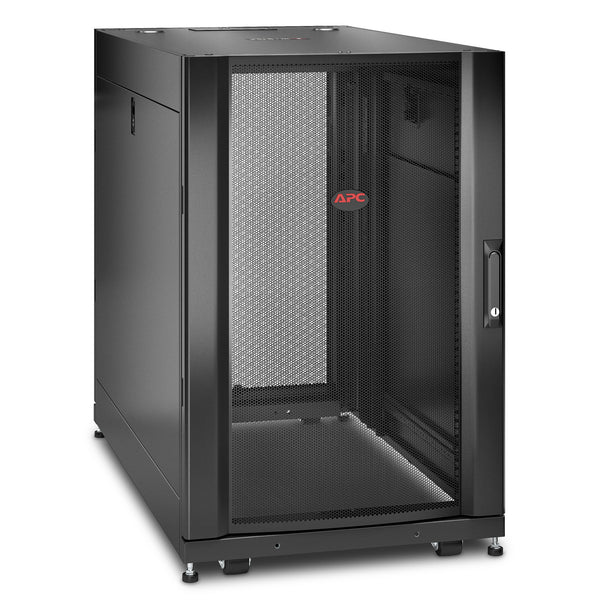 APC NetShelter SX 18U Rack Enclosure - 19" Width, 925mm Height, Black (AR3106)