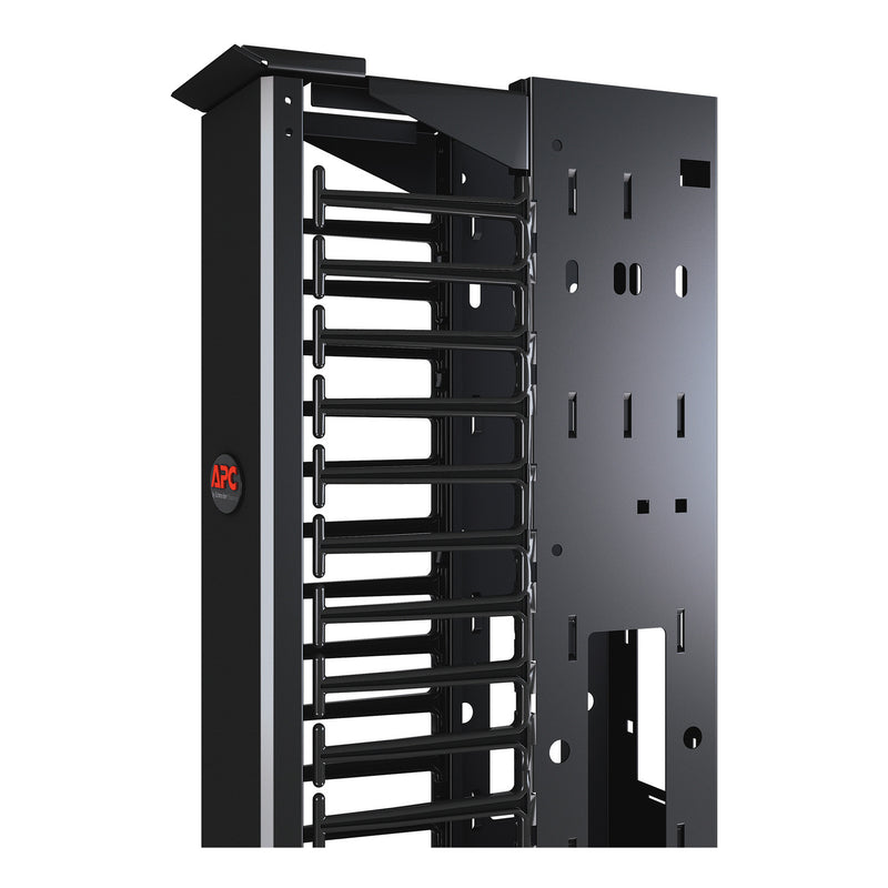 APC AR8645 Performance 10" Double-Sided Vertical Cable Manager, 84"H, Doors, 2- & 4-Post Racks