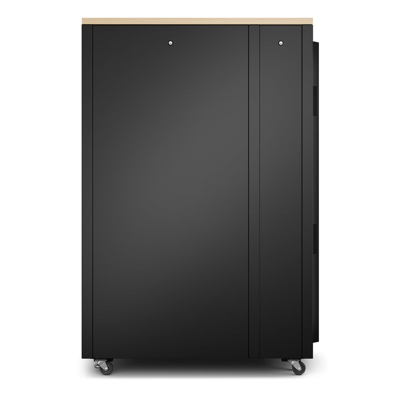 APC NetShelter Soundproof Rack, 32U, 120V, Maple Finish, w/ PDU [TAA]