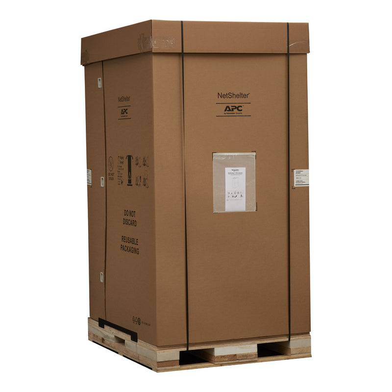 APC NetShelter SX 42U Server Rack Enclosure, Shock Packaging, Black