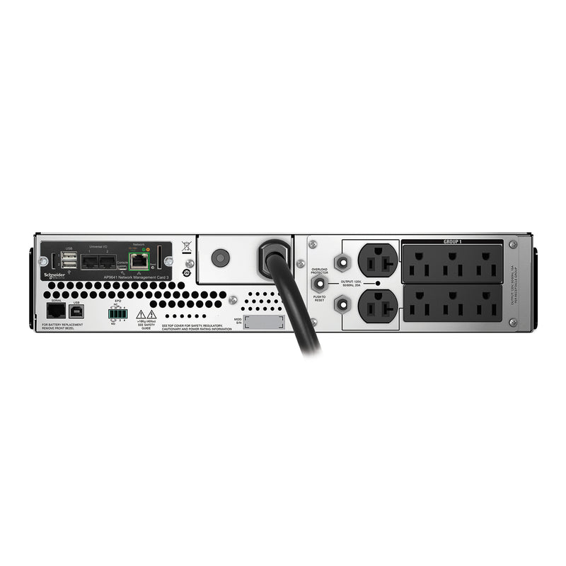 APC Smart-UPS, 2200VA, Line Interactive, Rackmount 2U, 120V, LCD, NMC