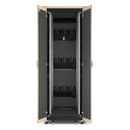 APC NetShelter Soundproof Rack Enclosure, 38U, 120V, Maple Finish [TAA]