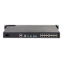 APC KVM1116R KVM Switch, 16-Port, 1 Local/1 Remote User, Rackmount, FIPS 140-2, Virtual Media