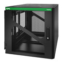 APC NetShelter AR112SM 12U Wall-Mount Rack Enclosure with Side-Mount UPS