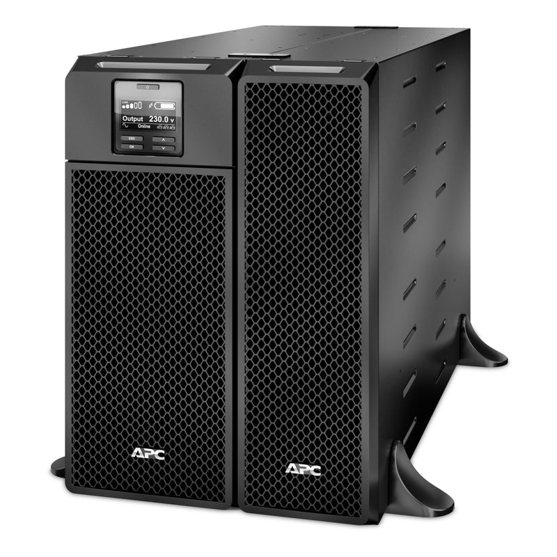 APC Smart-UPS On-Line, 6kVA/6kW, Rack/Tower, 208V, 2x L6-20R + 3x L6-30R, Network Card, Extended Runtime [TAA]