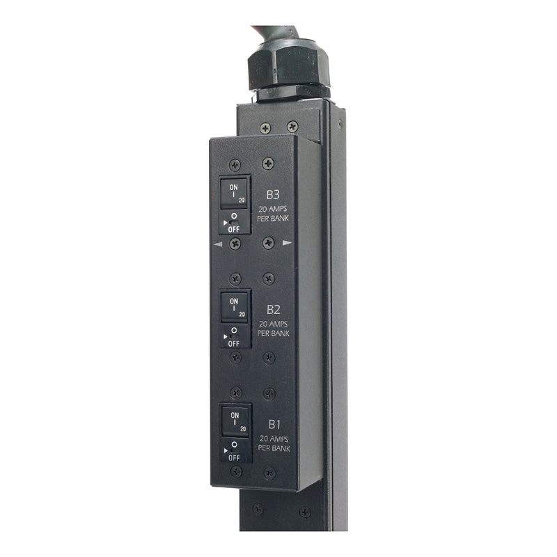 APC Rack PDU, Switched, ZeroU, 12.5kW, 208V, (21) C13 & (3) C19, 10ft Cord