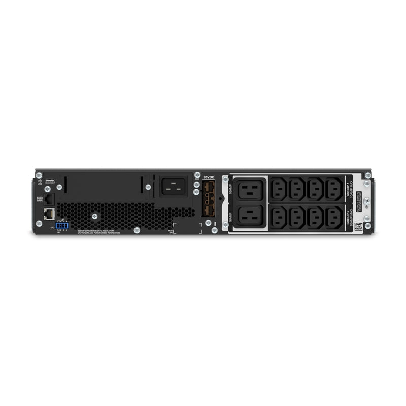 APC Smart-UPS SRT3000RMXLI, 3kVA/2.7kW, 2U Rackmount, 230V, Extended Runtime