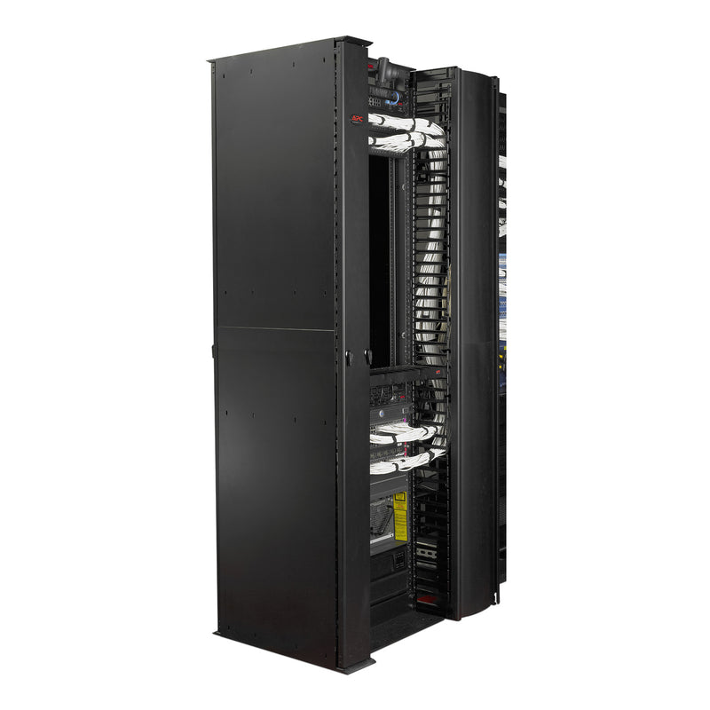 APC AR8645 Performance 10" Double-Sided Vertical Cable Manager, 84"H, Doors, 2- & 4-Post Racks