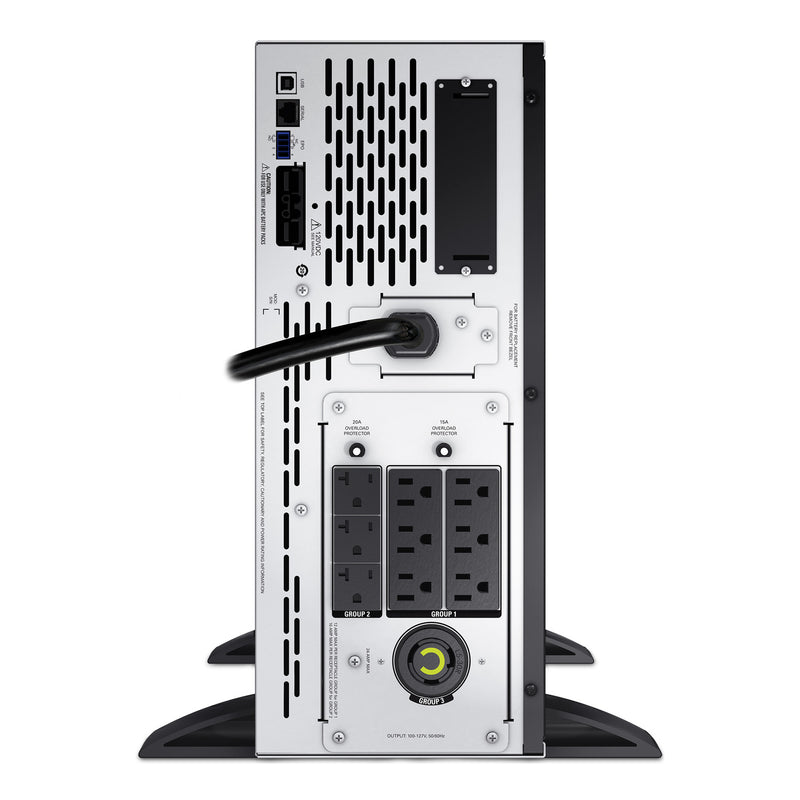 APC Smart-UPS X SMX3000LV, 3kVA/2.7kW, 4U Rack/Tower, 120V, Extended Runtime