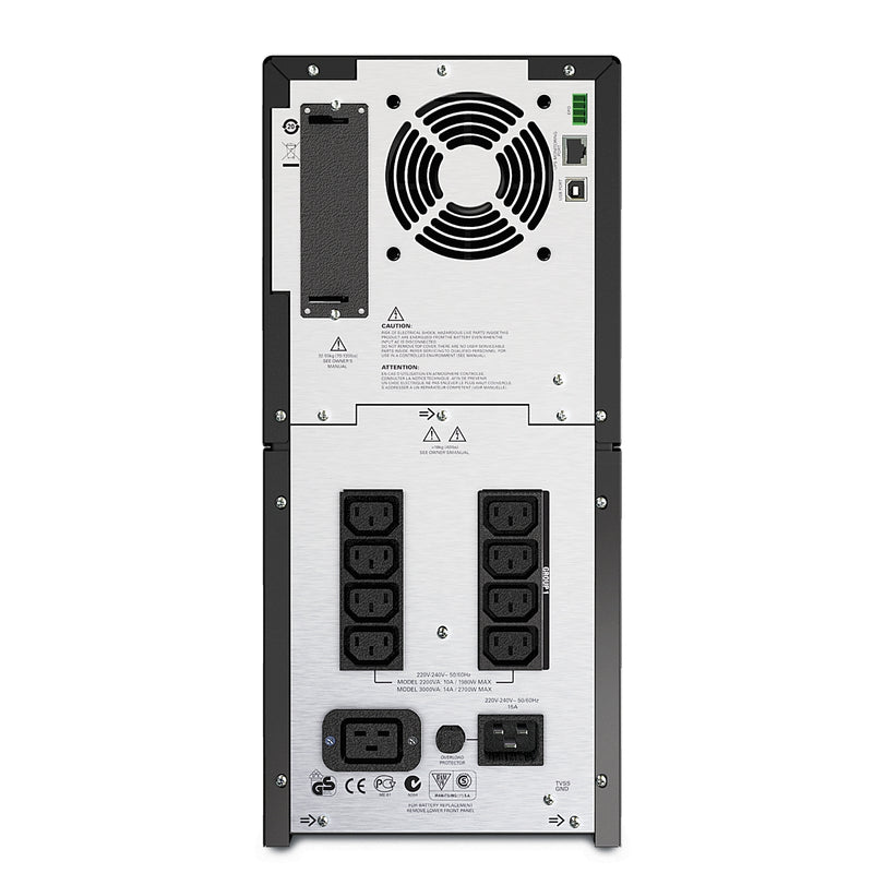 APC Smart-UPS 2200VA Tower, 230V, Line Interactive, LCD, AVR, 8x C13, 1x C19, SmartSlot