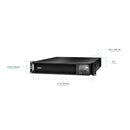 APC Smart-UPS On-Line SRT1000RMXLA – 1000VA/900W, 120V, Rackmount 2U, Network Card, Extended Runtime