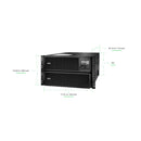 APC Smart-UPS On-Line SRT8KRMXLT, 8kVA/8kW, 6U Rackmount UPS, 208V, L6-20R/L6-30R Outlets