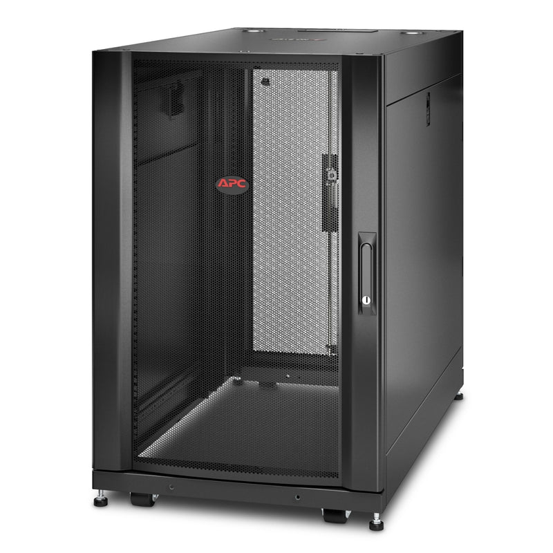 APC NetShelter SX 18U Rack Enclosure - 19" Width, 925mm Height, Black (AR3106)