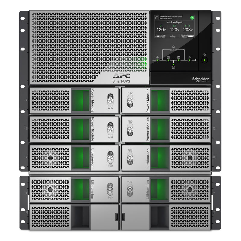 APC Smart-UPS Modular Ultra 20kW N+1, Lithium-ion, Rackmount 12U