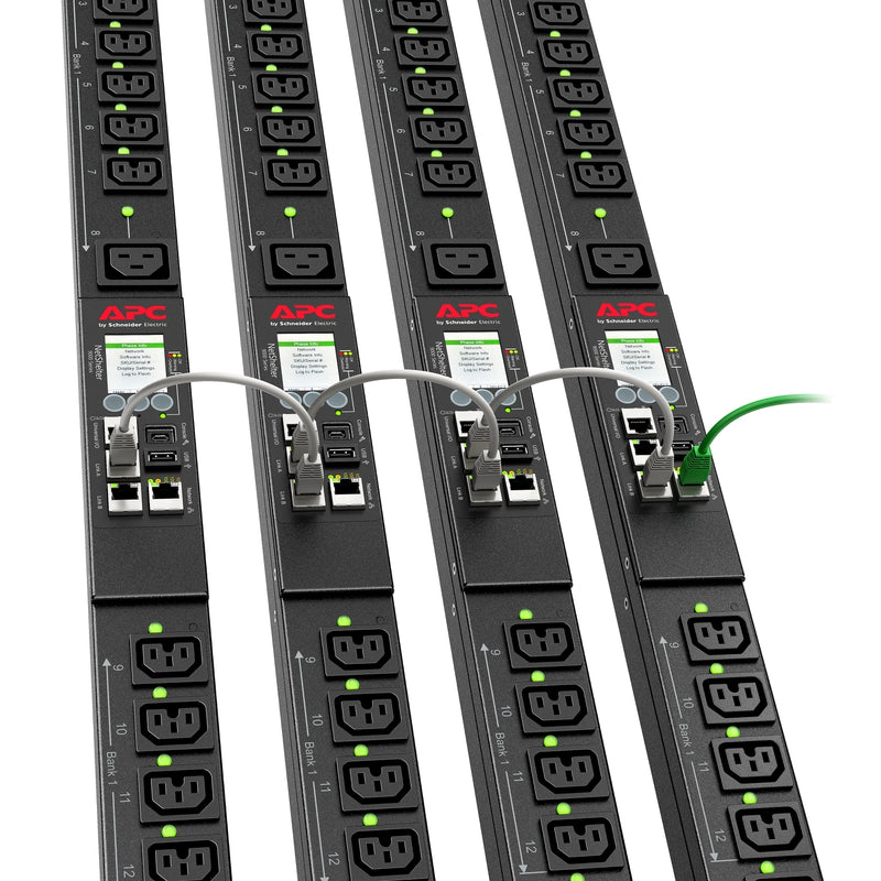 APC Rack PDU 9000 Switched, ZeroU, 20A, 208V, (21) C13/C15 & (3) C19/C21, L6-20P Cord