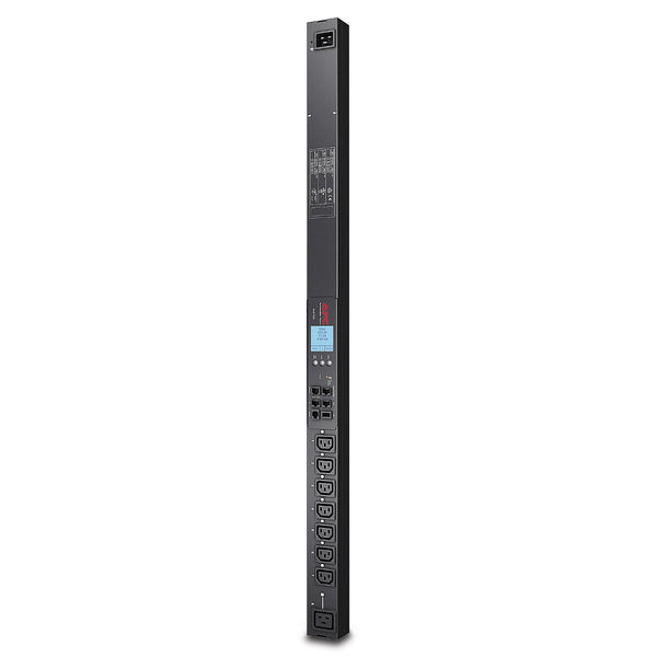 APC Rack PDU 2G, Switched, ZeroU, 16A, 230V, (7) C13 & (1) C19, IEC309 Cord