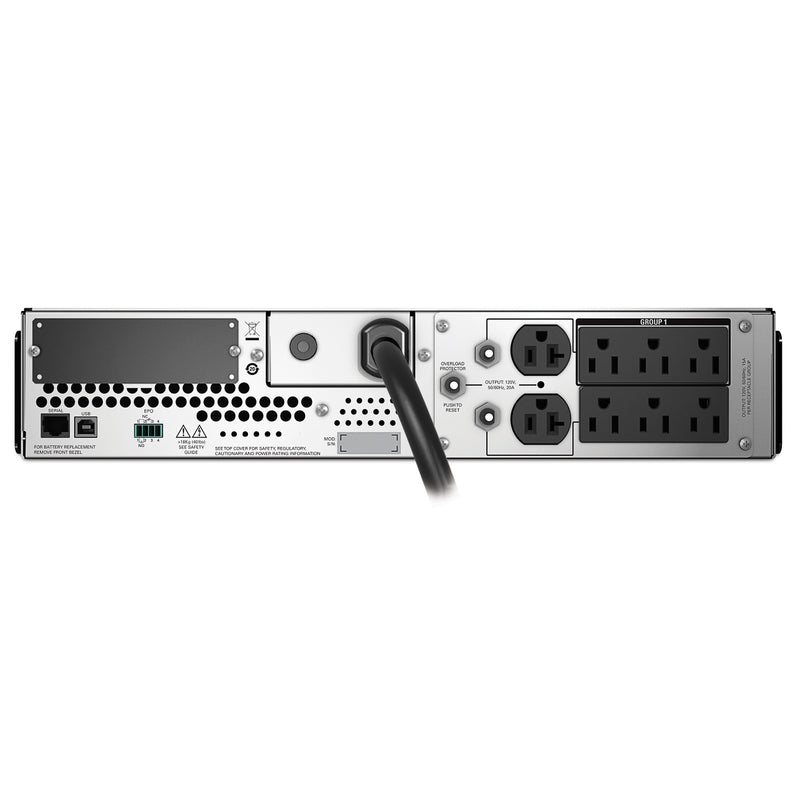 APC Smart-UPS 2200VA 2U Rackmount, 120V, 8 Outlets, AVR, LCD, L5-20P