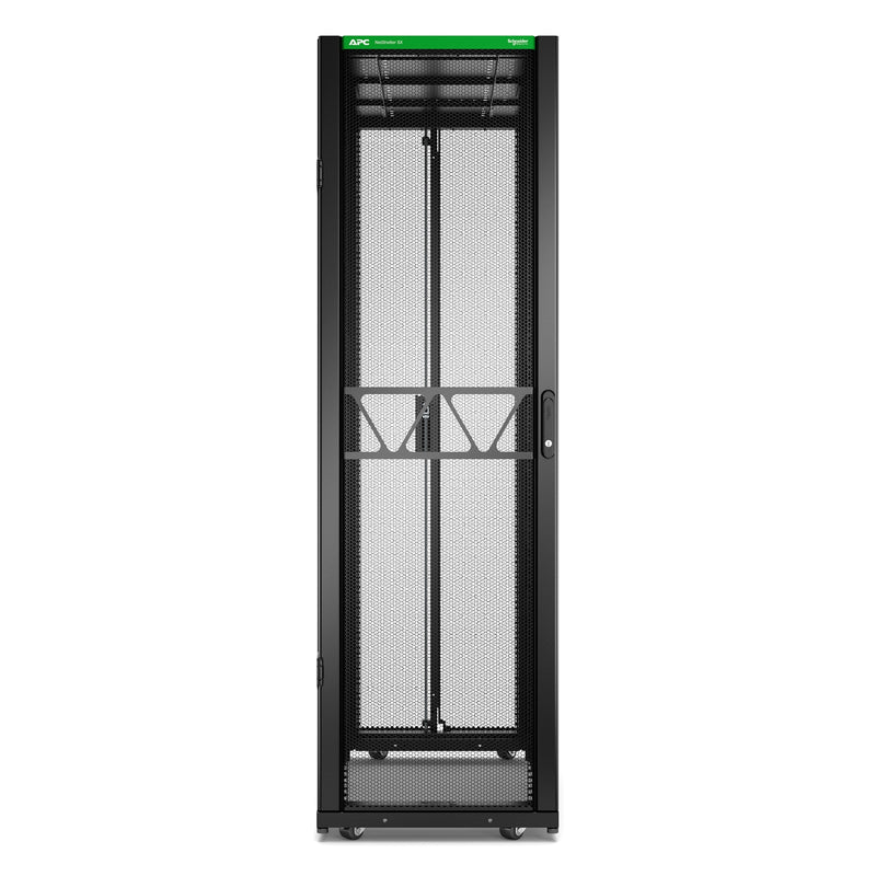 APC NetShelter SX Server Rack Gen 2, 42U, 1991H x 600W x 1200D mm, with Sides, Black [TAA]