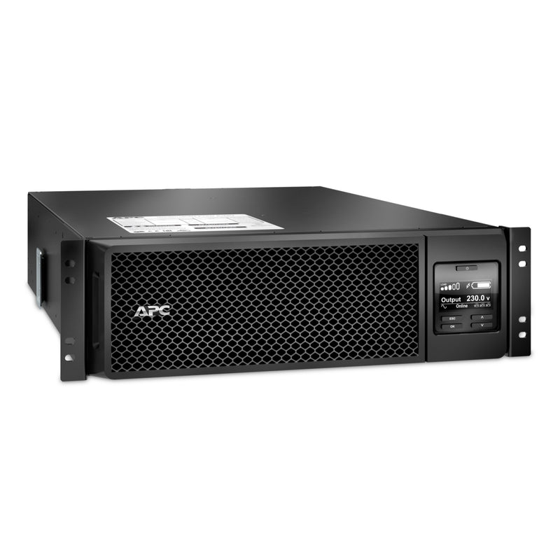 APC Smart-UPS On-Line 5kVA 4.5kW 3U Rackmount UPS, 208/230V, HW, NMC, Rail Kit