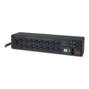 APC NetShelter AP7802B 2U Metered Rack PDU, 30A 120V, 16-Outlets (NEMA 5-20R)