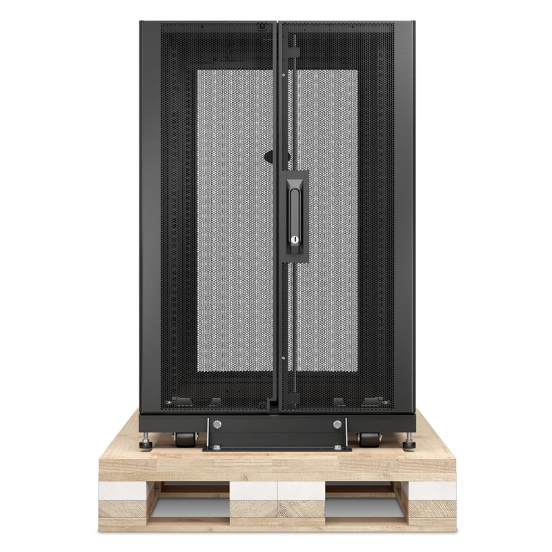 APC NetShelter SX 18U Server Rack Enclosure, 1070D, Shock Packaging, Black [TAA]