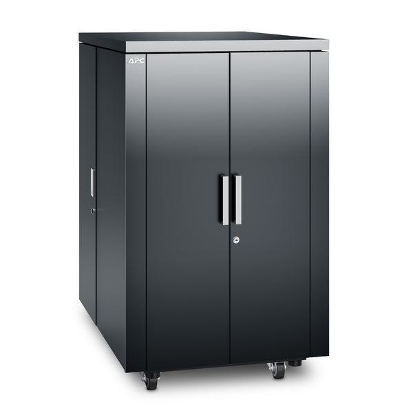 APC NetShelter CX 24U Rack Cabinet, Soundproof, 19" Width, Dark Gray