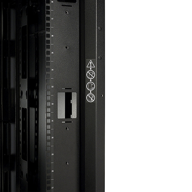 APC NetShelter SX AR3150X610 42U Wide Rack Enclosure – No Doors, Black