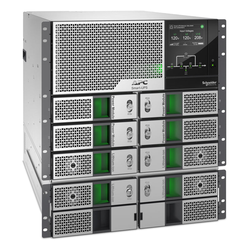 APC Smart-UPS Modular Ultra 20kW N+1, Lithium-ion, Rackmount 12U