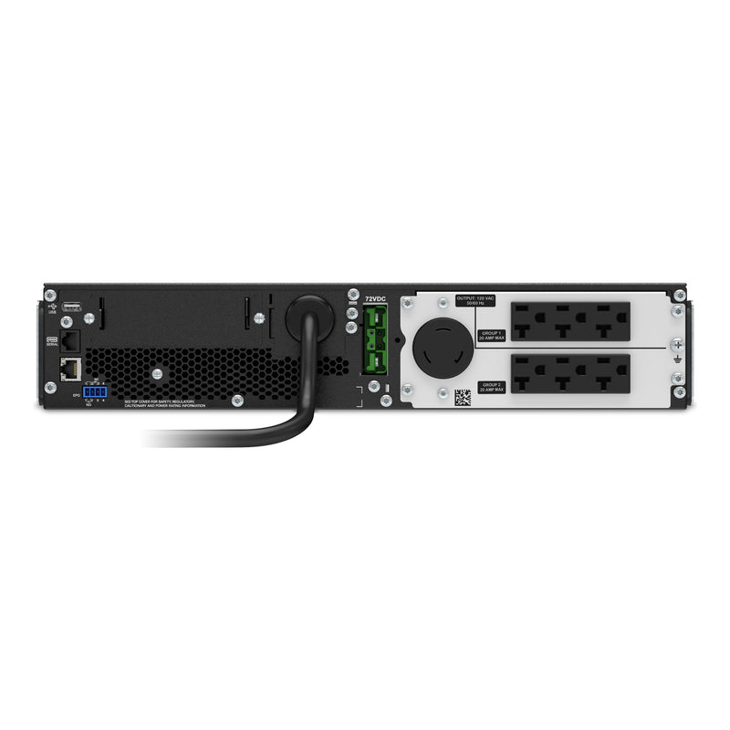 APC Smart-UPS On-Line, 2200VA, Rackmount 2U, 120V, 6x 5-20R+1x L5-20R, SmartSlot, W/ Rail Kit [TAA]