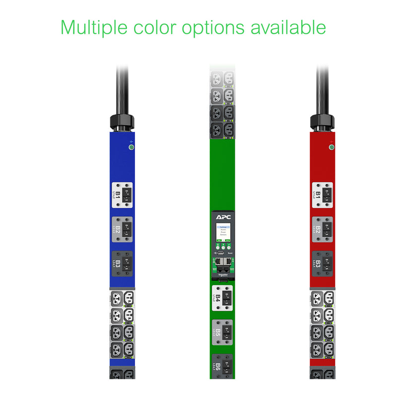 APC NetShelter Rack PDU Advanced, Switched, 3PH, 8.6kW, 208V, 48 Outlets, L21-30P