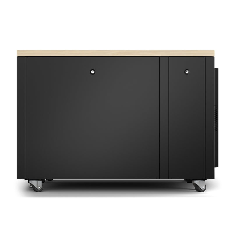 APC NetShelter Soundproof, 12U Server Rack Enclosure, 120V, Maple [TAA]