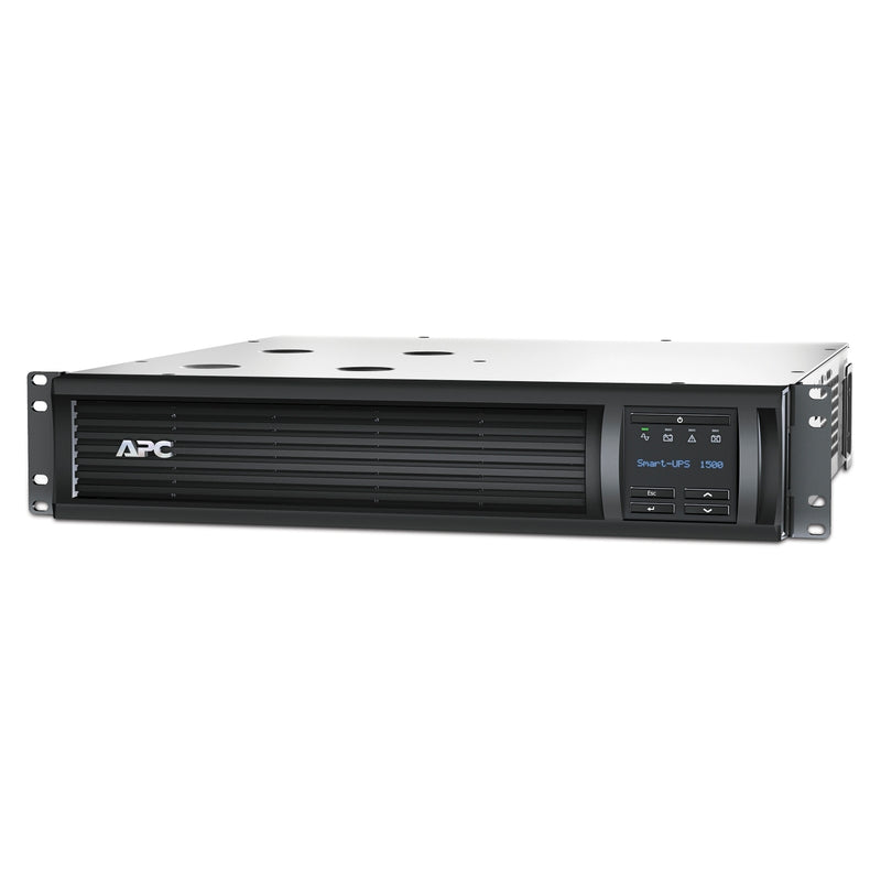 APC Smart-UPS SMT1500R2X122 1500VA 2U Rackmount Line-Interactive UPS, 120V, LCD, AVR, 6x NEMA 5-15R