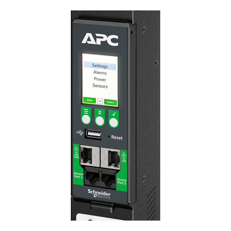 APC NetShelter Rack PDU Advanced, Switched, 3PH, 8.6kW, 208V, 48 Outlets, L21-30P