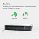 APC Smart-UPS 2880VA 2700W 2U Rackmount Line Interactive UPS, 120V, AVR, LCD, 6x 5-15R + 2x 5-20R, SmartConnect