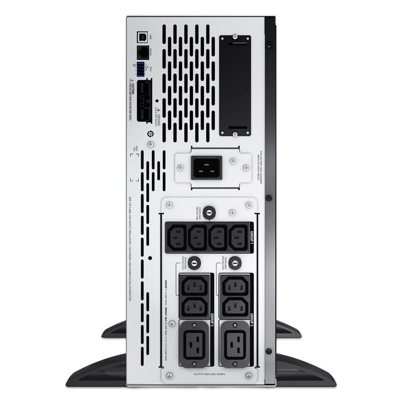 APC Smart-UPS X, Line Interactive, 3kVA, Rack/Tower 4U, 208–240V, 8x C13+2x C19, SmartSlot, Short Depth