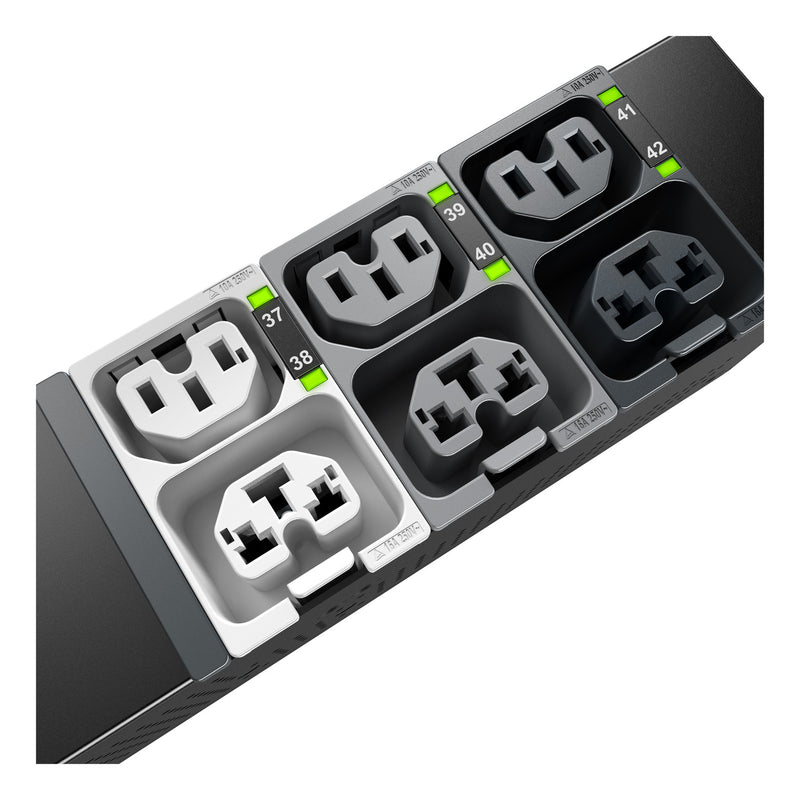APC NetShelter Rack PDU Advanced, Switched, 3PH, 8.6kW, 208V, 48 Outlets, L21-30P