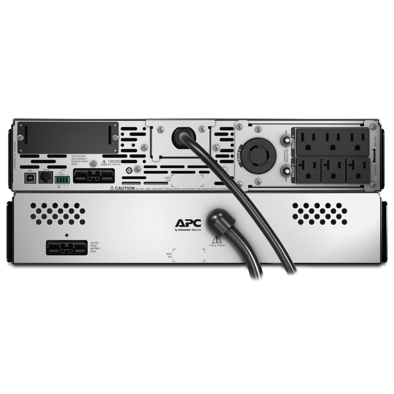 APC Smart-UPS X 3kVA, 2U Rack/Tower, 120V, 7 Outlets, Extended Runtime, TAA