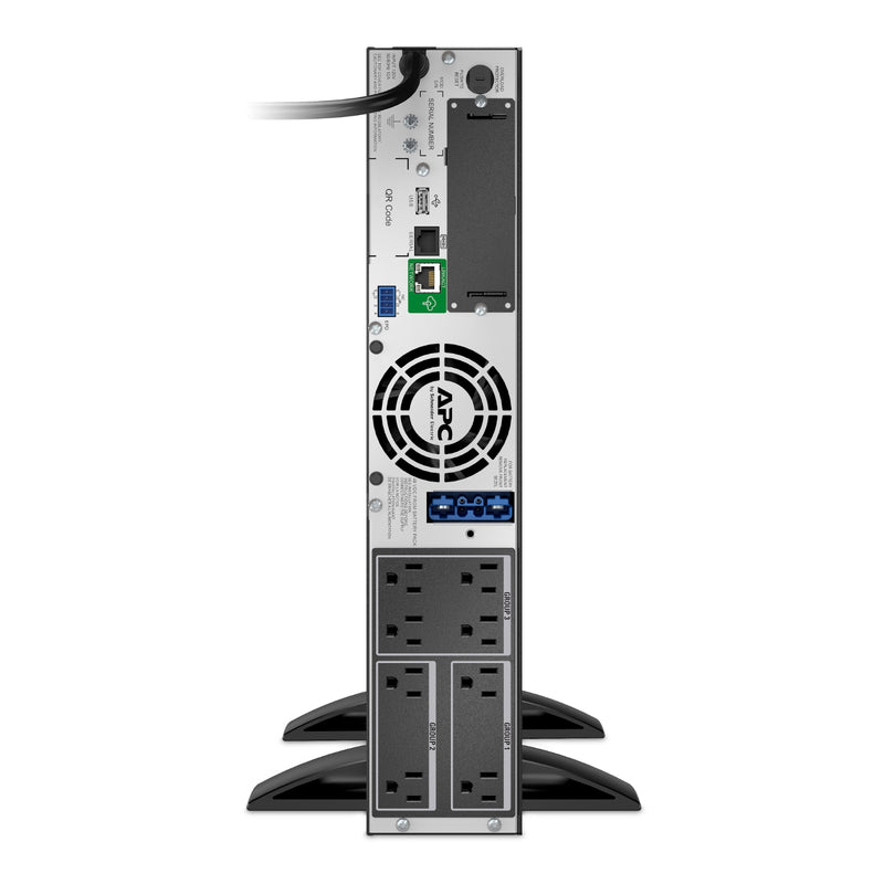 APC Smart-UPS X, 1500VA, Line Interactive, 2U Rack/Tower, 120V, 8x 5-15R, SmartConnect, Extended Runtime, TAA Compliant